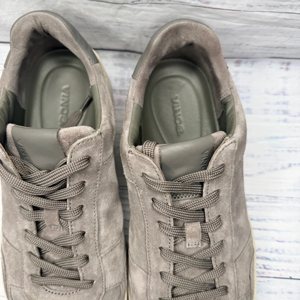 Vince Men's Peyton Suede Low-Top Sneakers Size 9.5